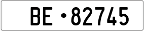 Truck License Plate